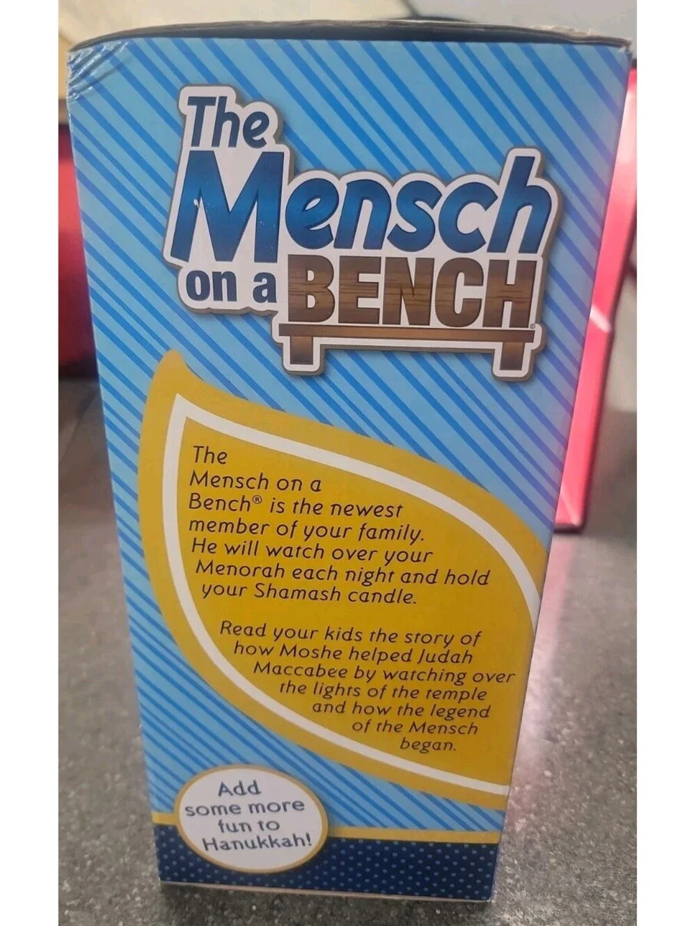 The Mensch on a Bench NIB 2016 Doll And Book